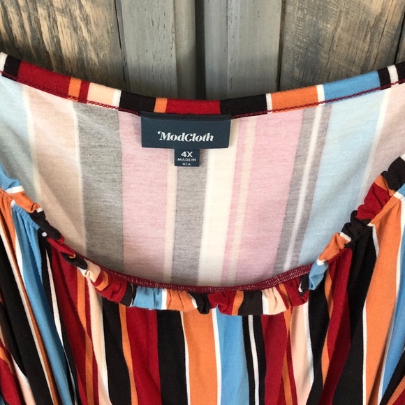 ModCloth Tank multicolor stripes - Picture 3 of 11